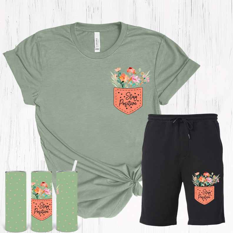 Stay Positive 20 Oz Skinny Tumbler