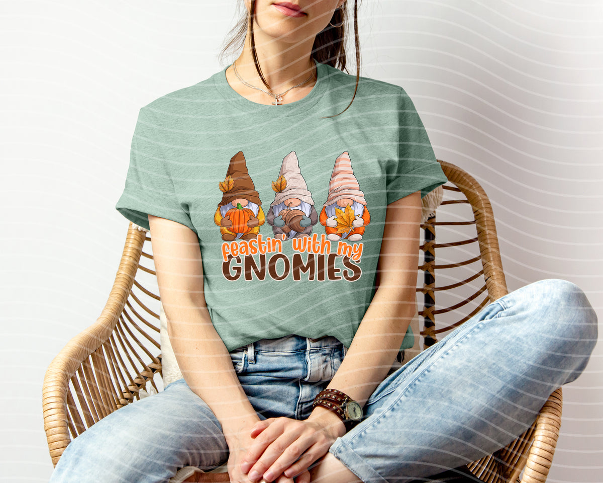 Feastin with My Gnomies Graphic Tee