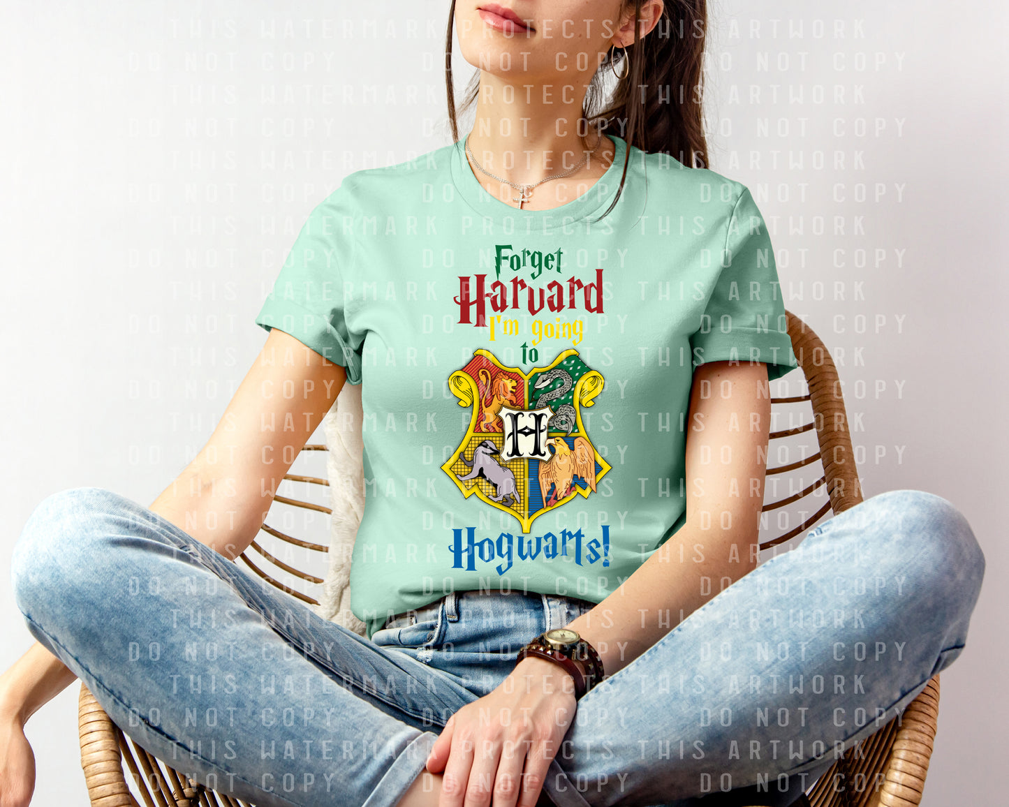 Forget Harvard I'm Going to Hogwarts Graphic Tee