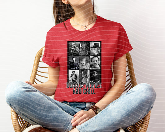 Horror Movies and Chill Graphic Tee