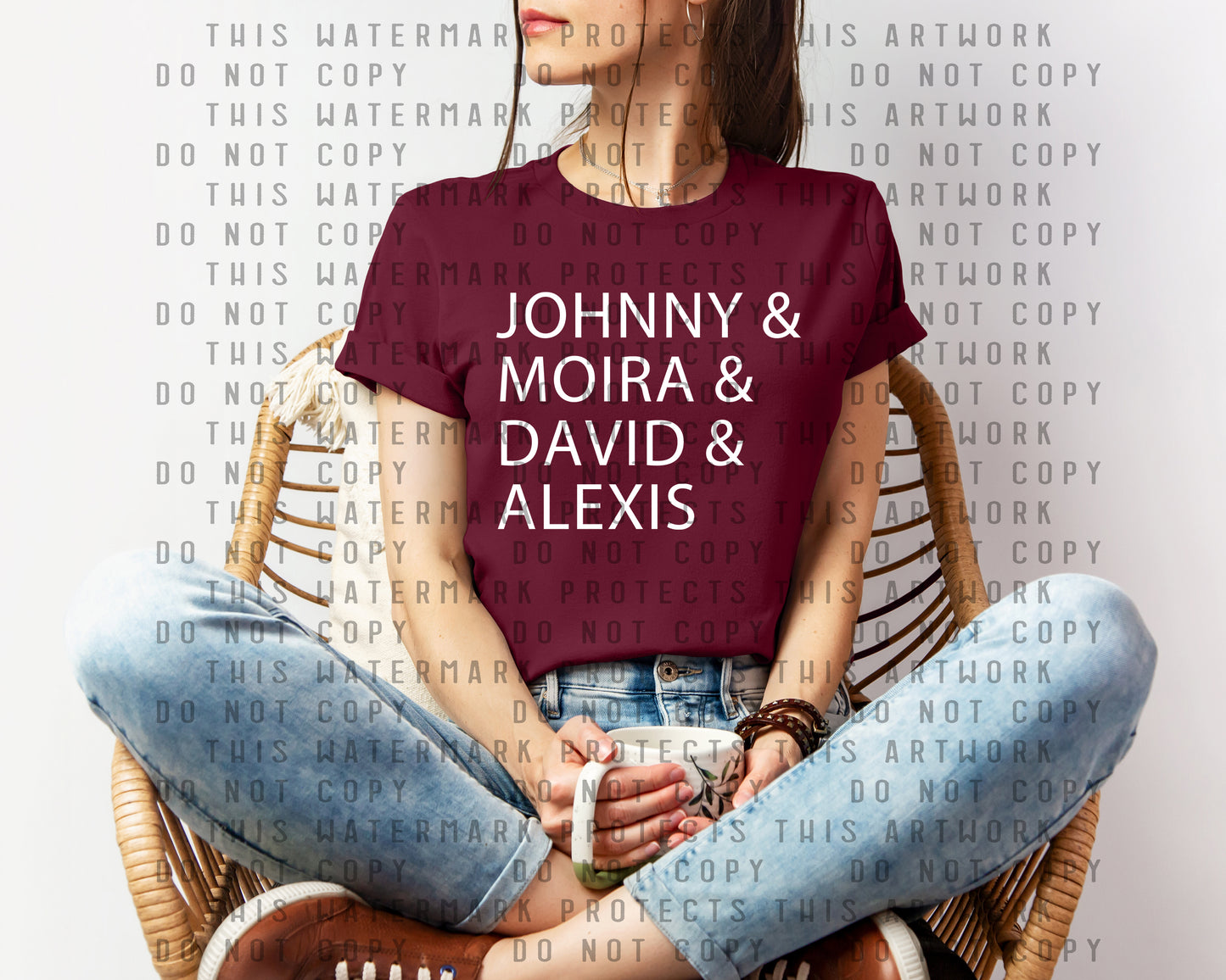 Schitts Creek: Johnny & David & Moira & Alexis Graphic Tee