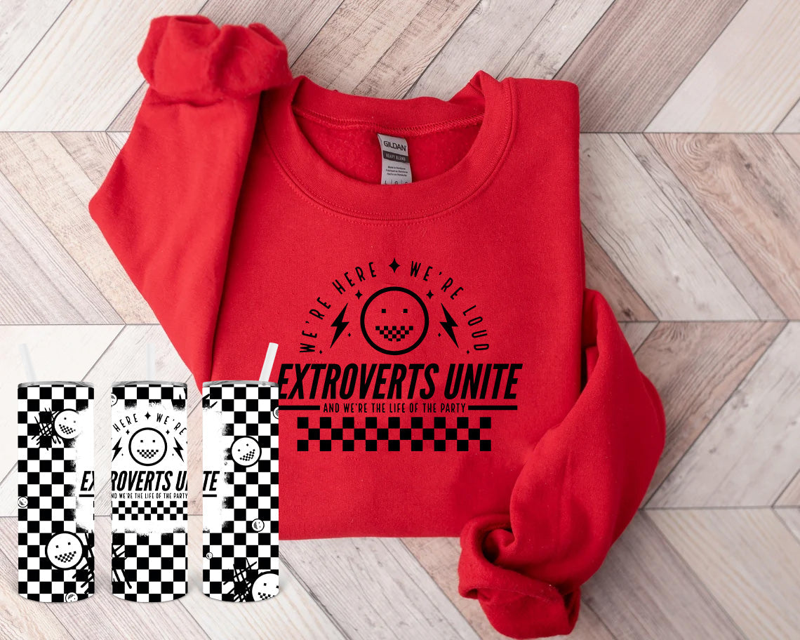 Extroverts Unite And Were The Life Of Party Graphic Tee Graphic Tee