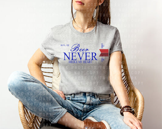 Beer Never Broke My Heart Graphic Tee