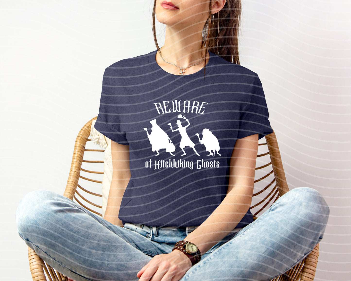 Beware of Hitchhiking Ghosts Graphic Tee