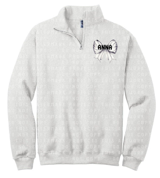 Volleyball Bow Quarter Zip