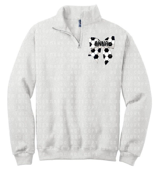 Soccer Bow Quarter Zip