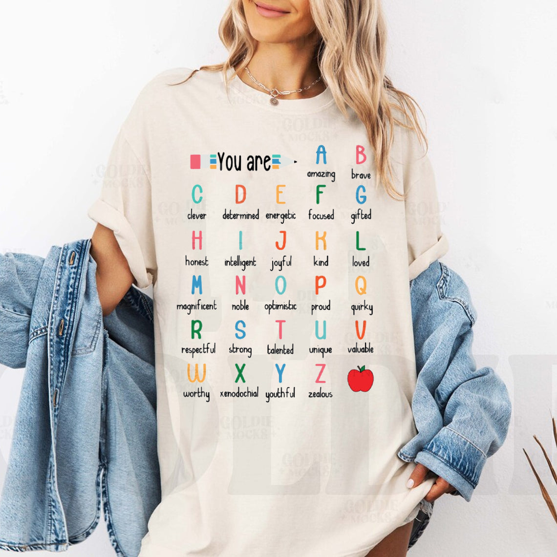 You Are Alphabet Graphic Tee