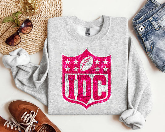 IDC Pink Football Graphic Tee
