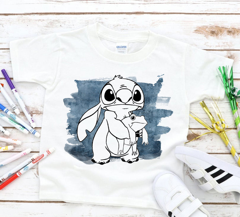 Coloring Tee - Stitch Graphic Tee