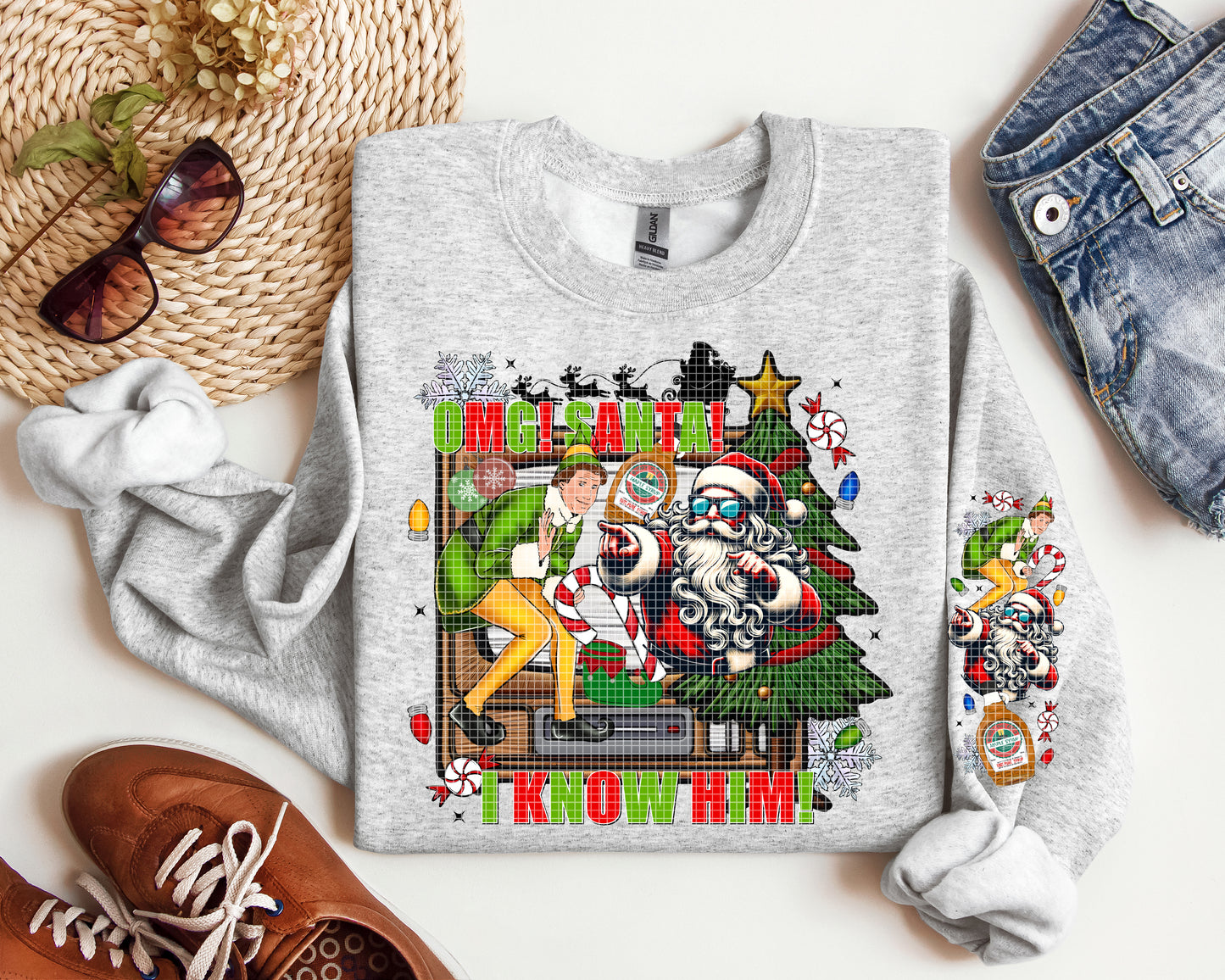 OMG Santa I Know Him Graphic Tee