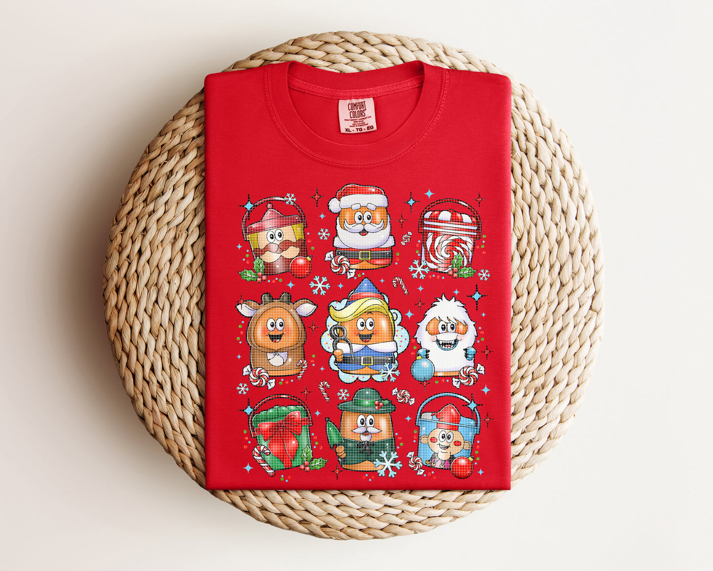Classic Christmas Buckets Graphic Tee