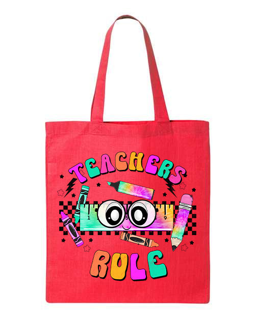 Teachers Rule Tote Bag