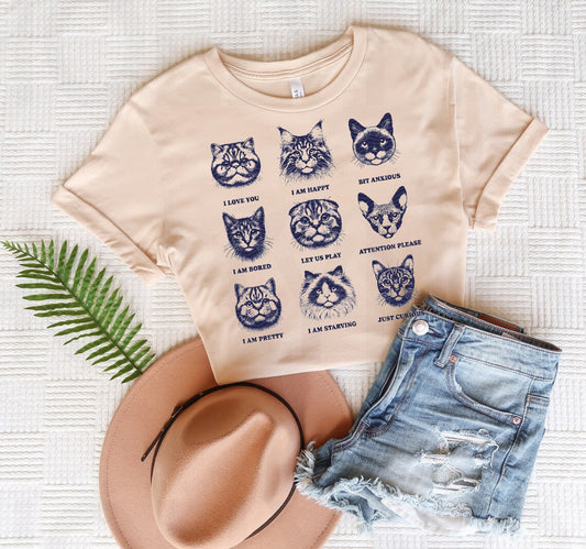 Cats Graphic Tee