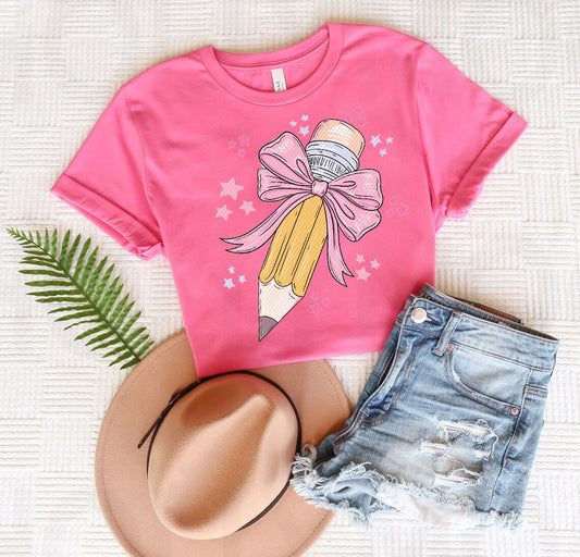 Coquette Pencil Graphic Tee