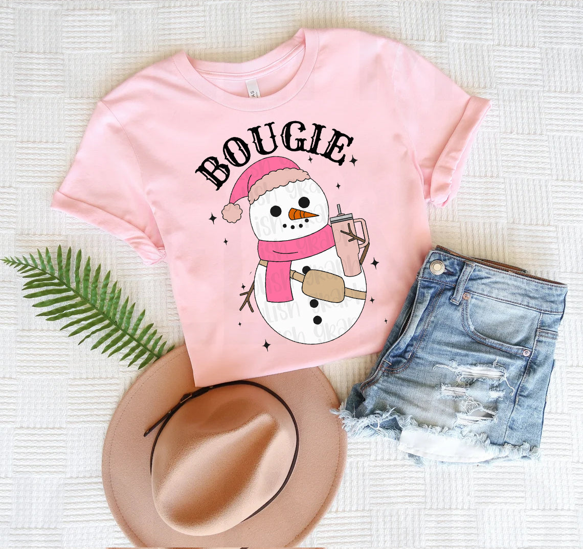 Bougie Snowman Graphic Tee