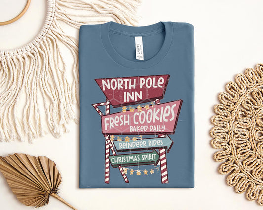 North Pole Inn Graphic Tee