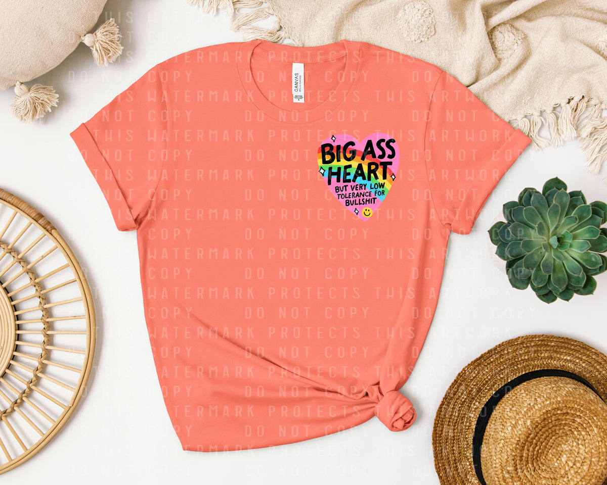 Big A** Heart Graphic Tee