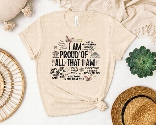 I am Proud of All That I Am Graphic Tee