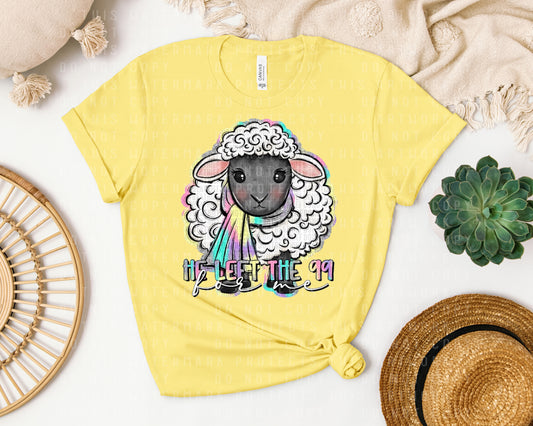 He Left the 99 for Me Graphic Tee