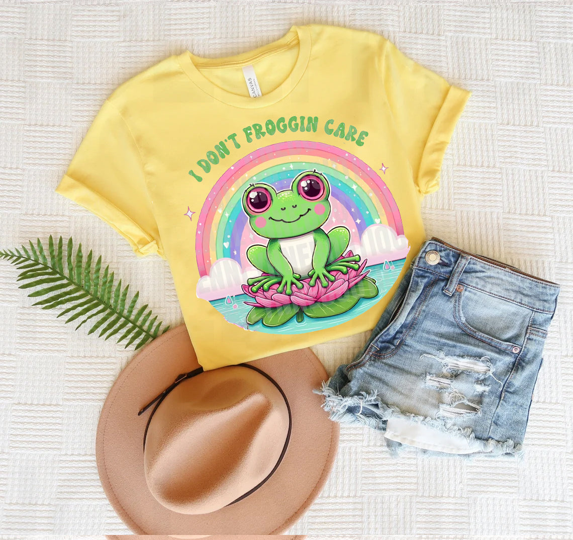 I Don't Froggin Care Graphic Tee