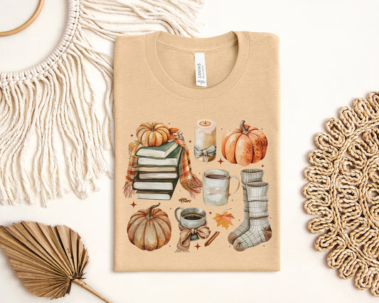 Fall Collage Graphic Tee