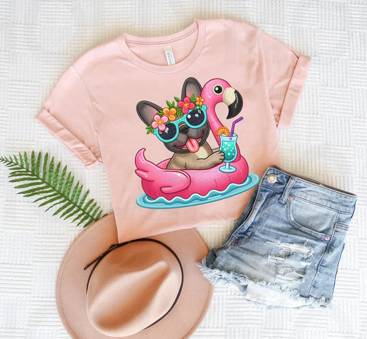 Floating Frenchie Graphic Tee