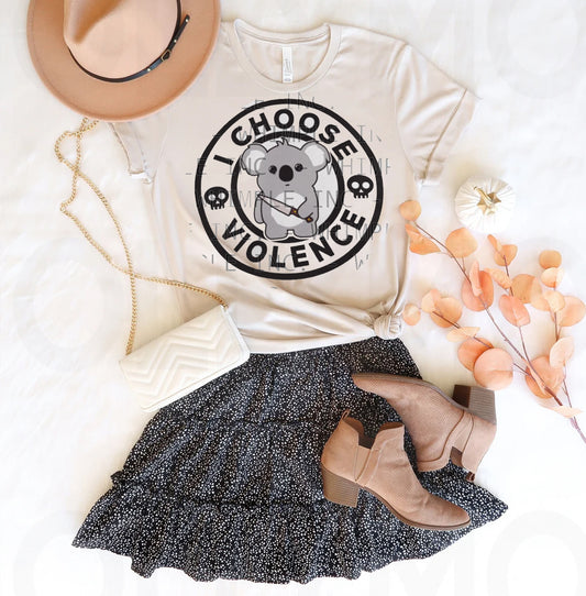 I Choose Violence Graphic Tee