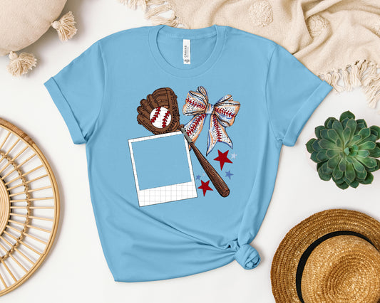 Baseball Photo Graphic Tee