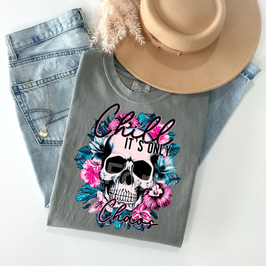 Chill It's Only Chaos Graphic Tee