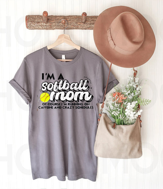 I'm a Softball Mom Graphic Tee