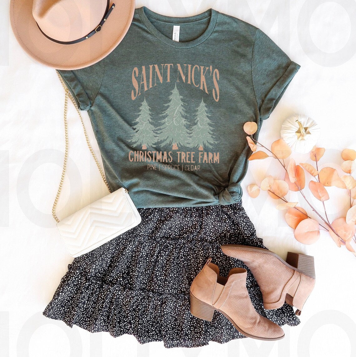 Saint Nick's Christmas Tree Farm Graphic Tee