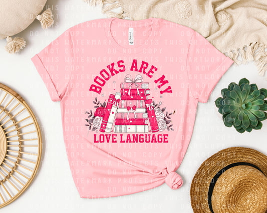 Books are My Love Language Graphic Tee