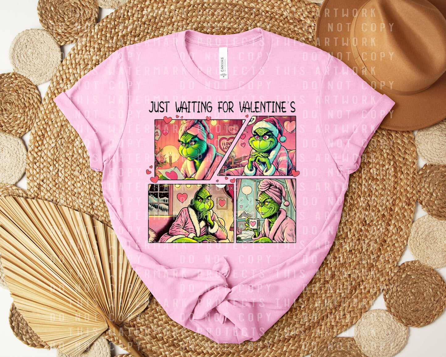 Just Waiting for Valentine's Graphic Tee