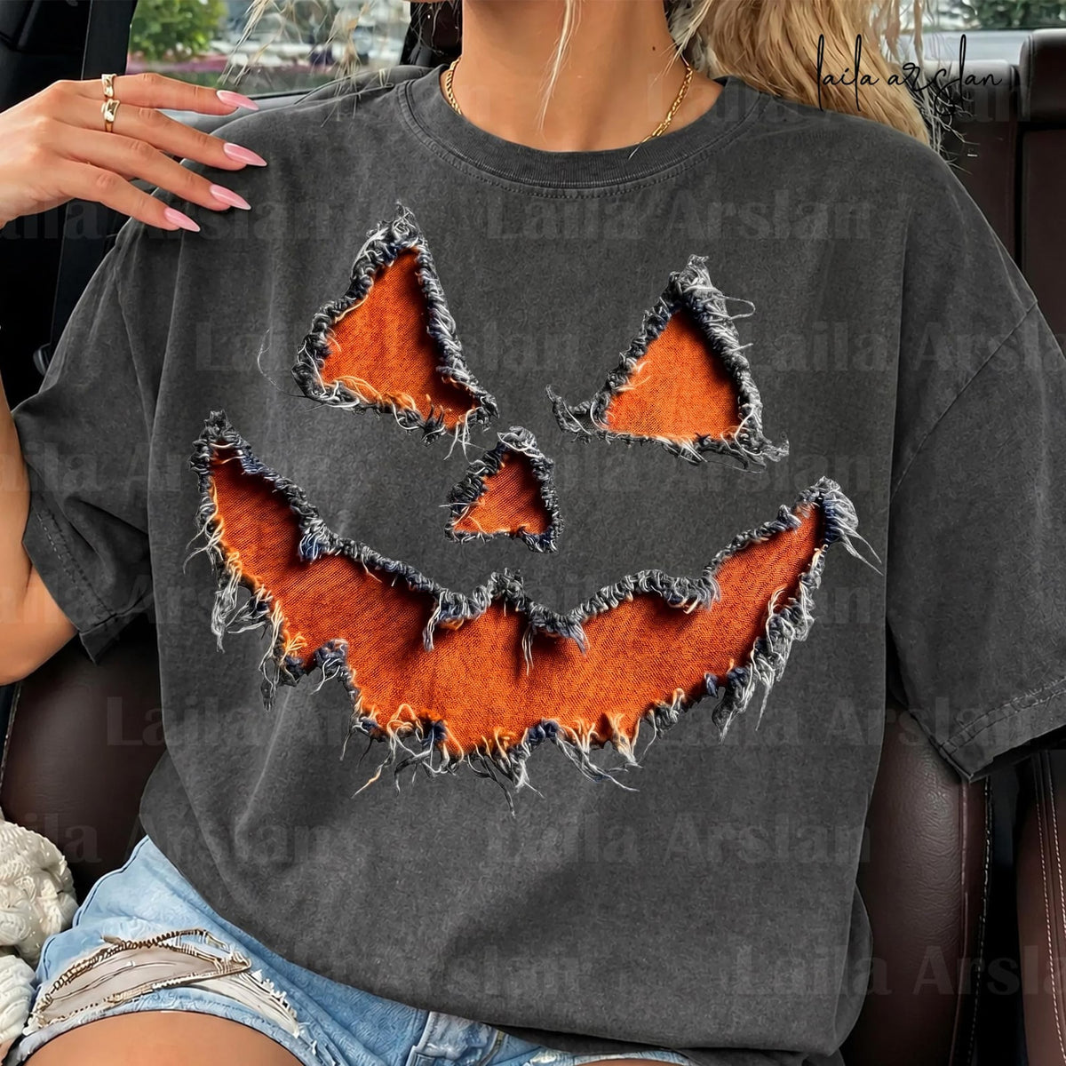 Fringe Pumpkin Graphic Tee