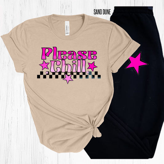 Please Chill Graphic Tee Graphic Tee