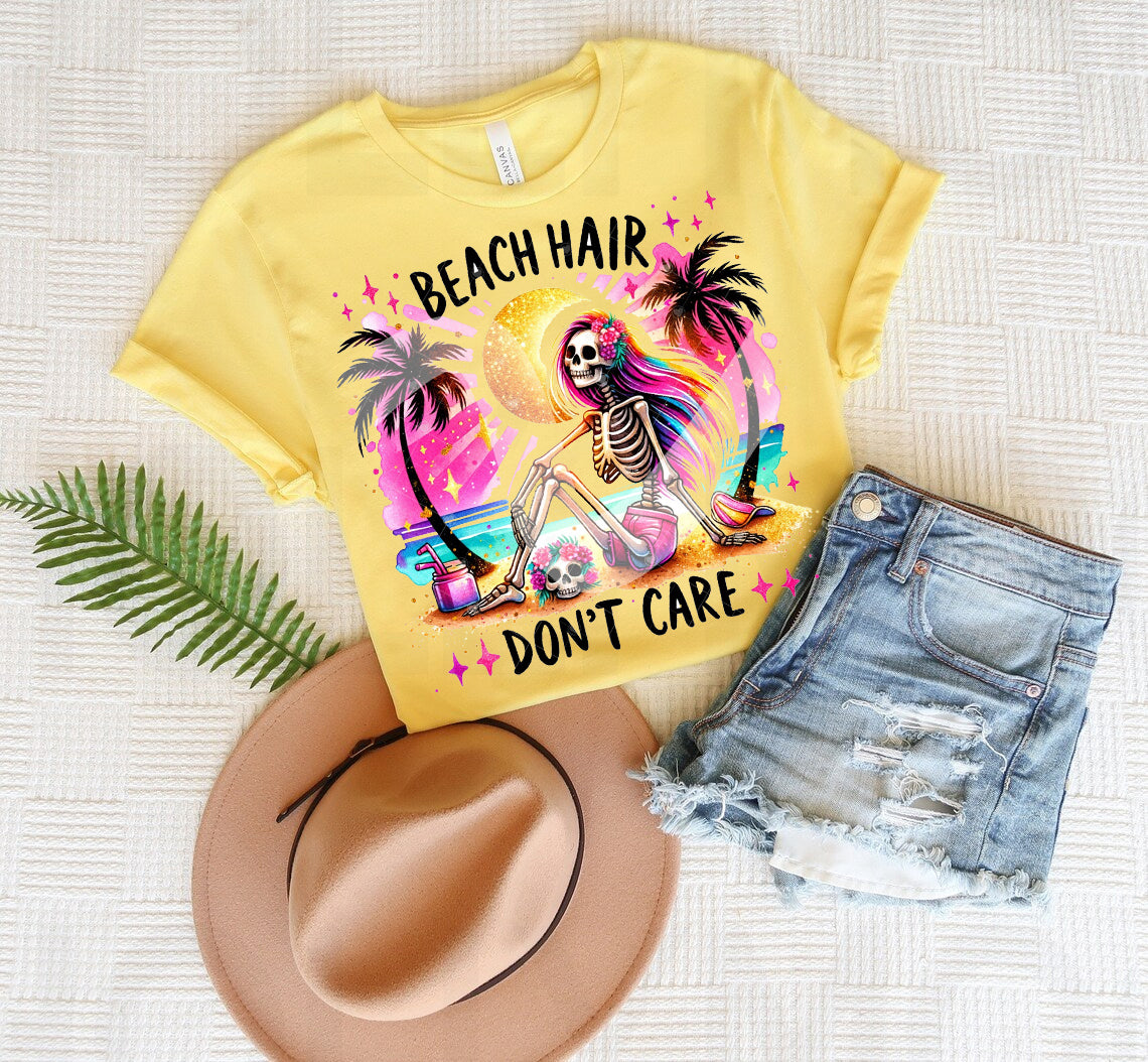 Beach Hair Don't Care Graphic Tee