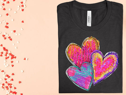 Bright Hearts Graphic Tee Graphic Tee