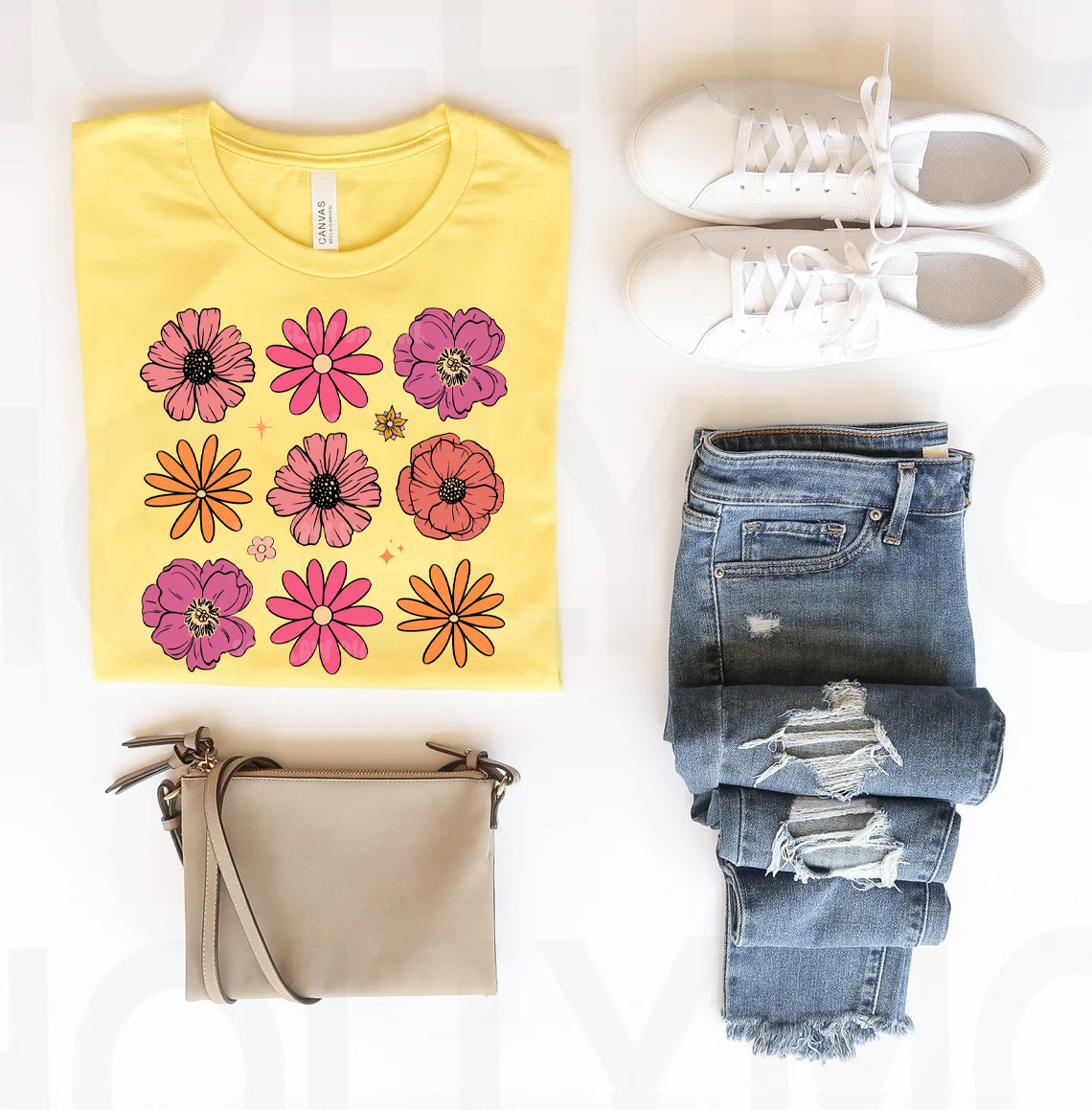 Spring Flowers Graphic Tee