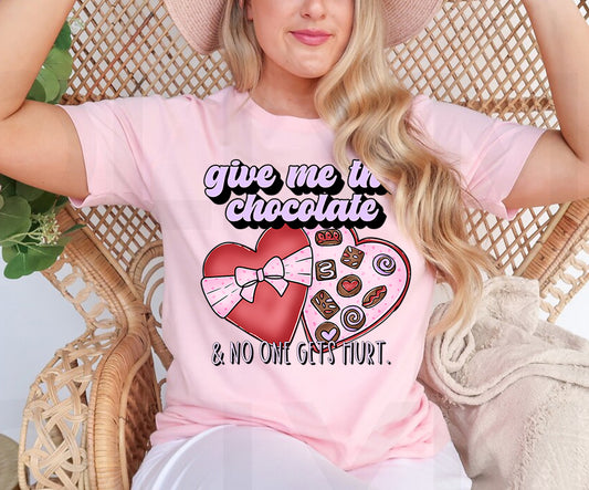 Give Me the Chocolate & No One Gets Hurt Graphic Tee