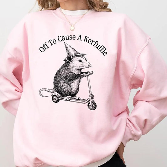 Off to Cause a Kerfuffle Graphic Tee