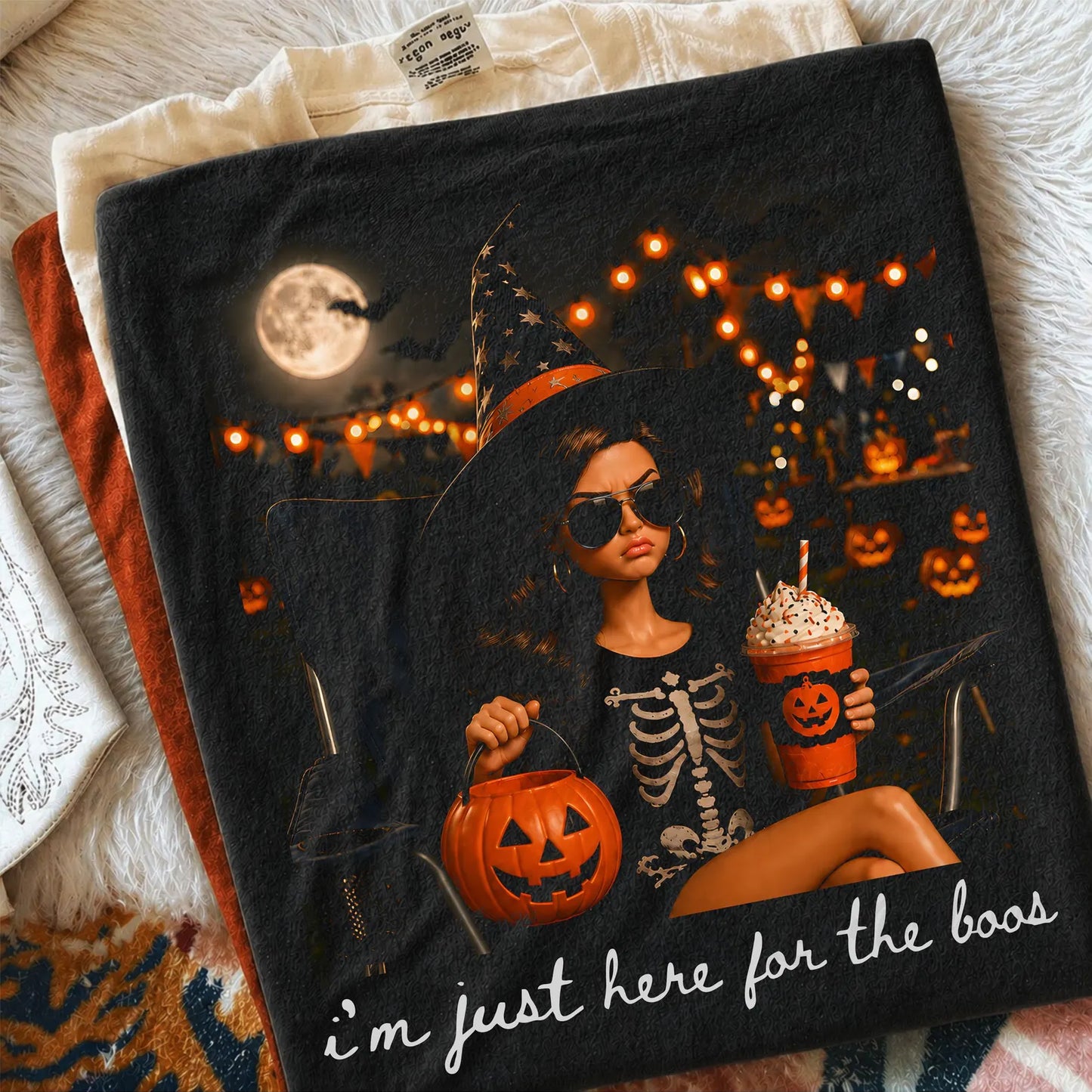 I'm Just Here for the Boos Graphic Tee