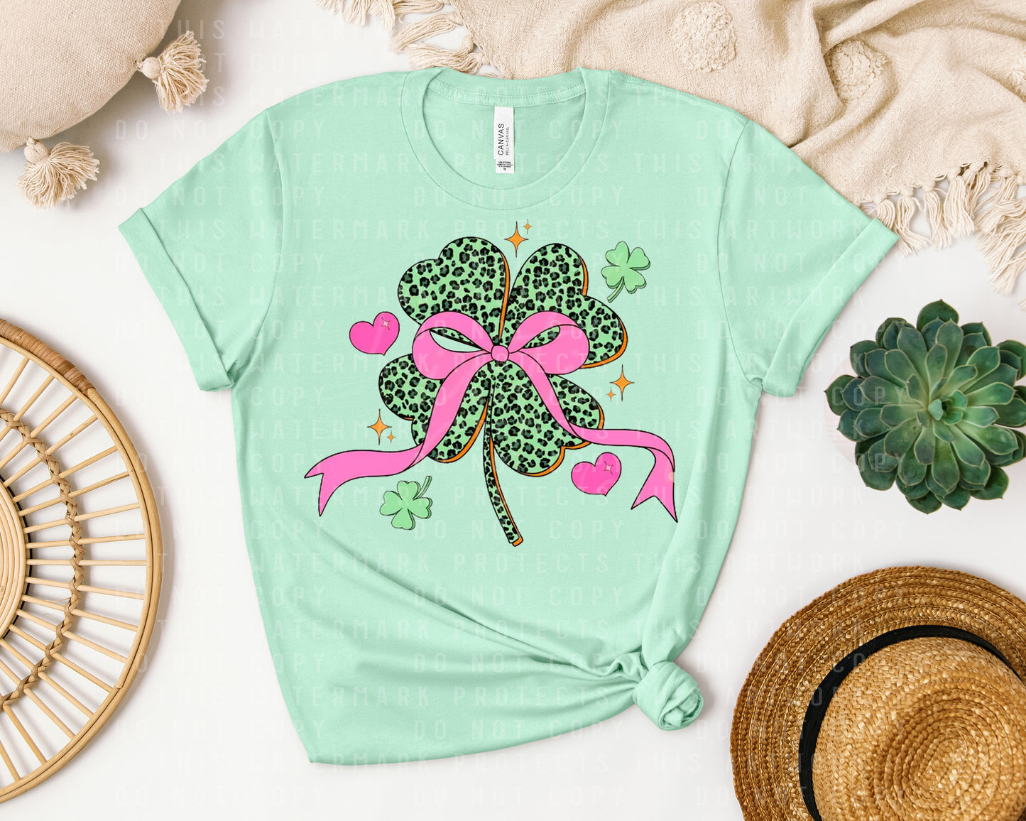 Coquette Shamrock Graphic Tee