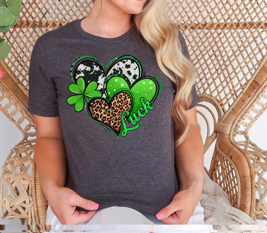 Luck Hearts Graphic Tee