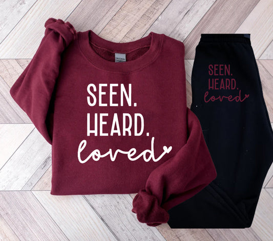 Seen Heard Loved Graphic Tee Graphic Tee