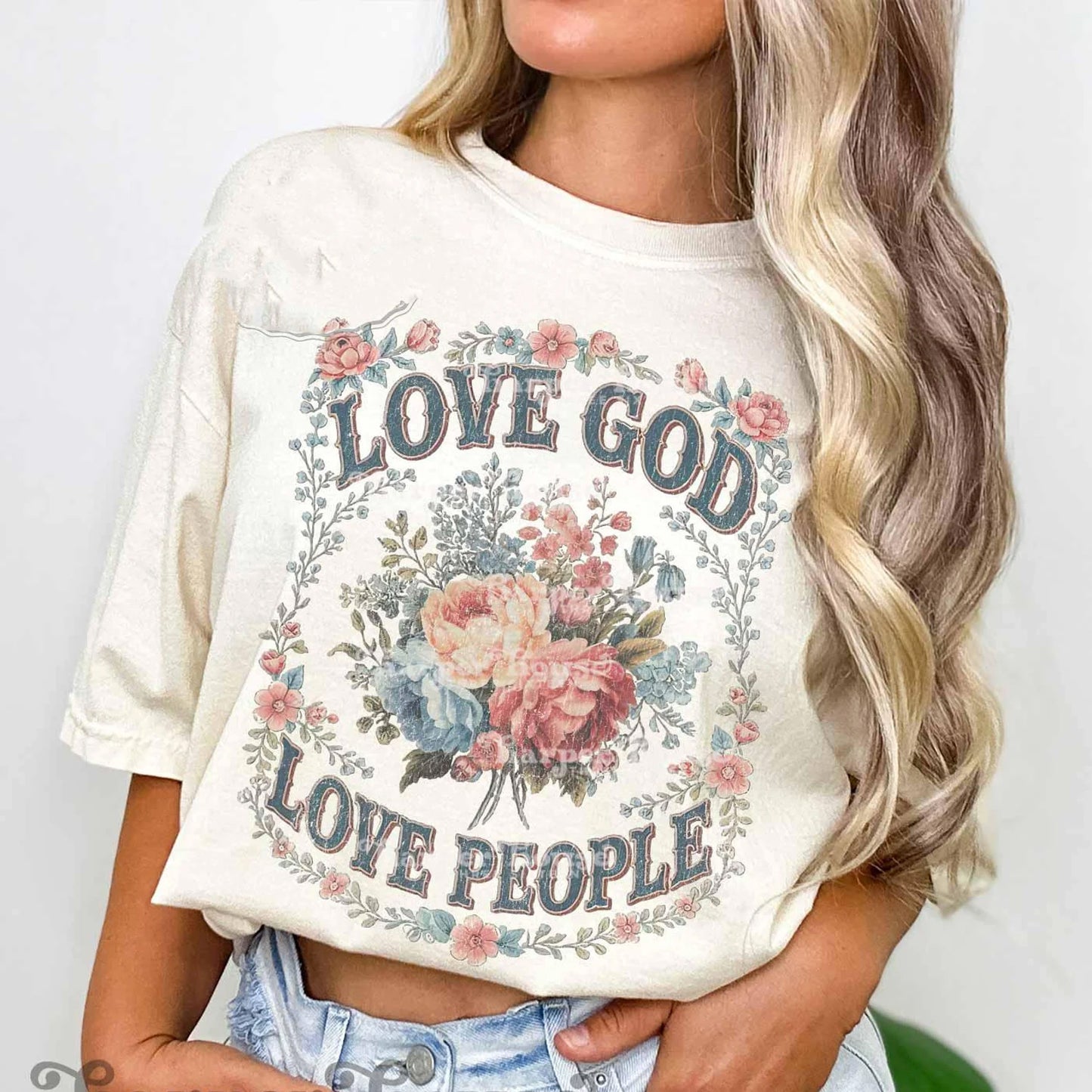 Love God Love People Graphic Tee