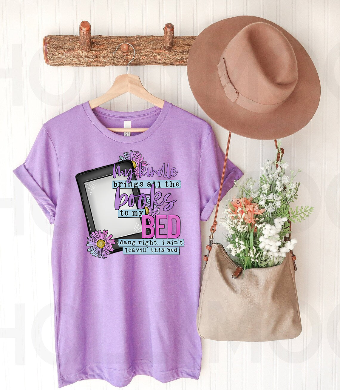 My Kindle Brings All the Books to My Bed Graphic Tee