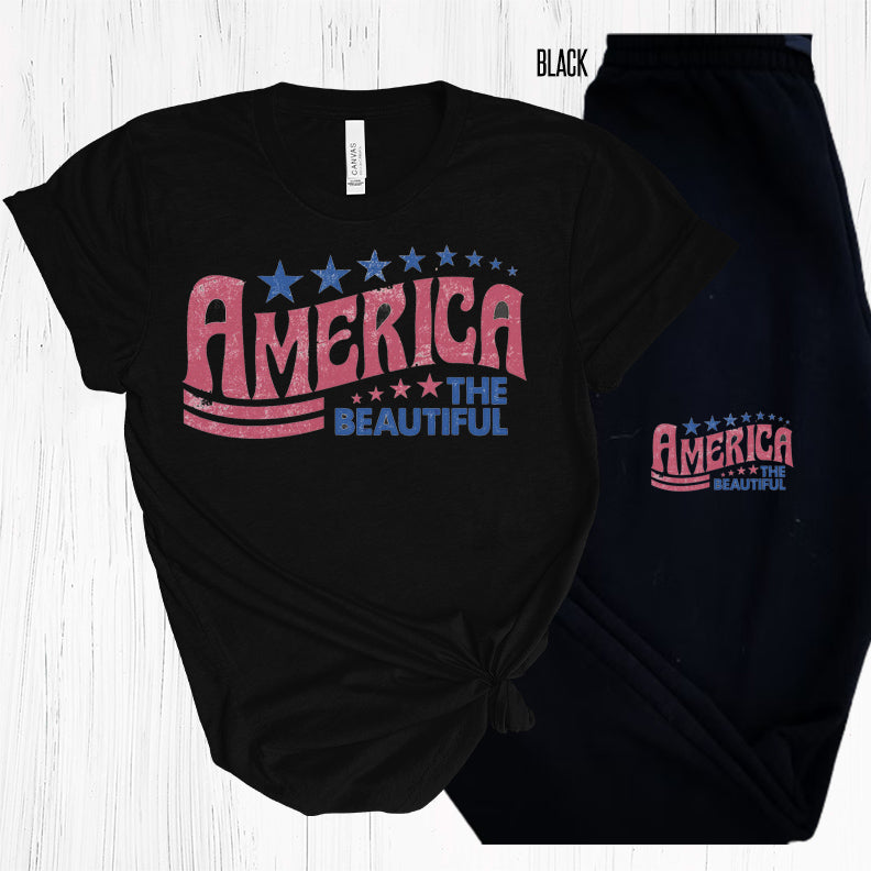 America the Beautiful Graphic Tee