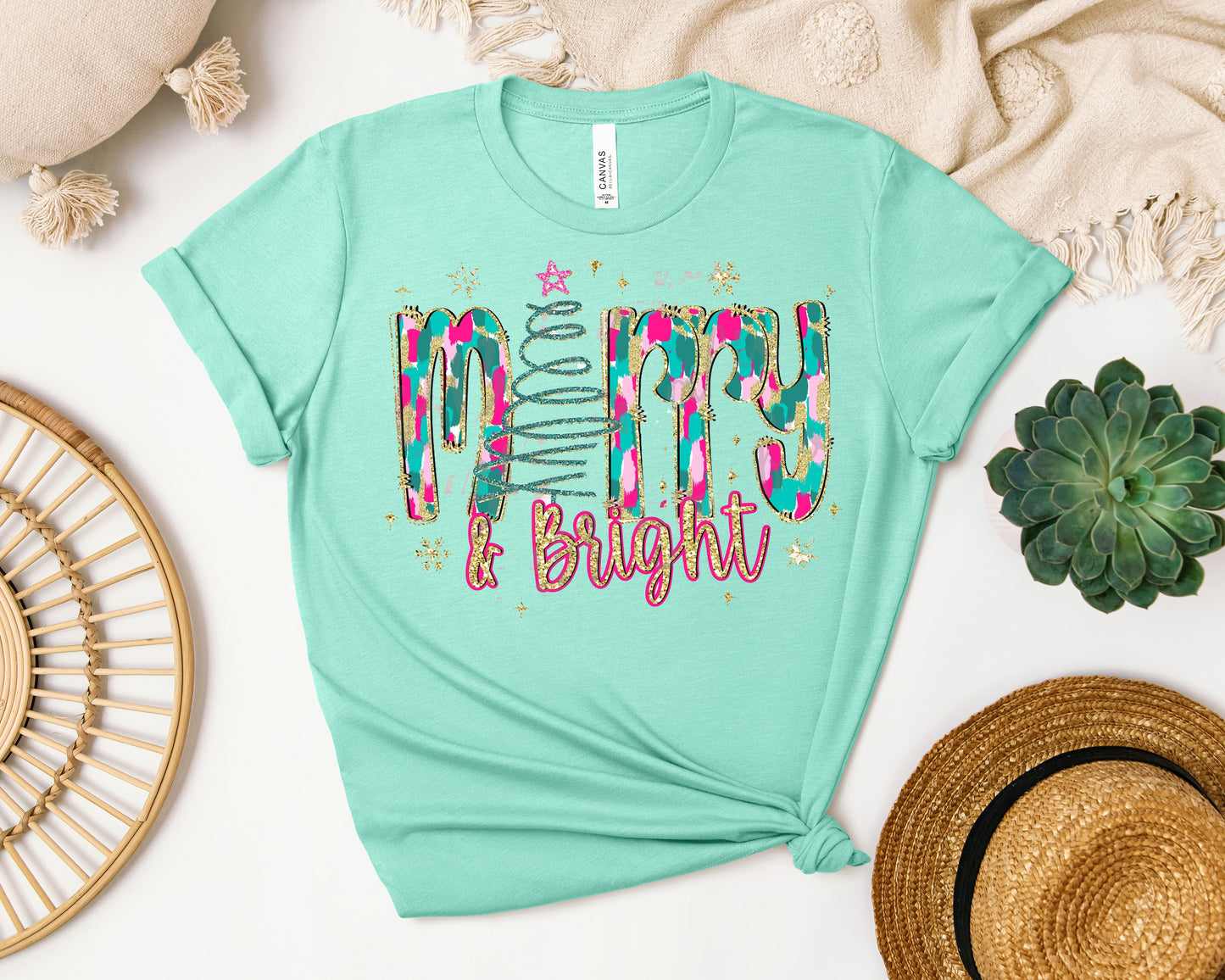 Merry & Bright Graphic Tee