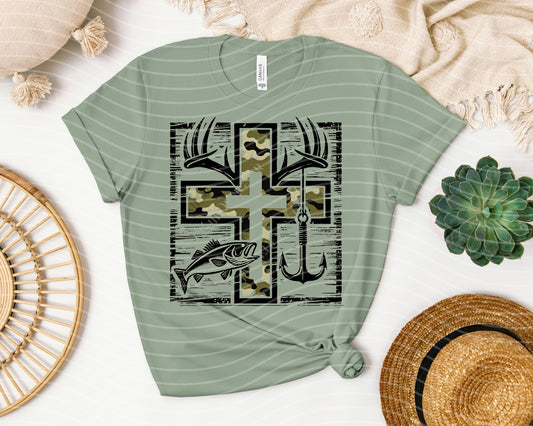 Hunting Cross Graphic Tee
