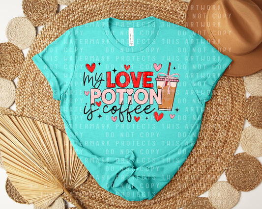 My Love Potion is Coffee Graphic Tee